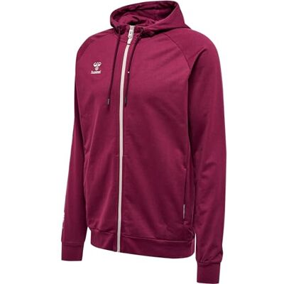 hummel hmlMOVE Grid Cotton huvtröja med dragkedja hummel hmlMOVE Grid Cotton huvtröja med dragkedja