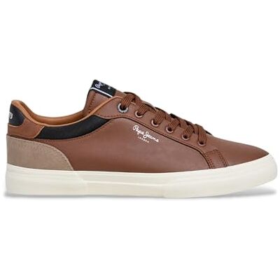 Pepe Jeans herr Kenton CourtSneak, Brun, 42 EU Pepe Jeans herr Kenton CourtSneak, Brun, 42 EU