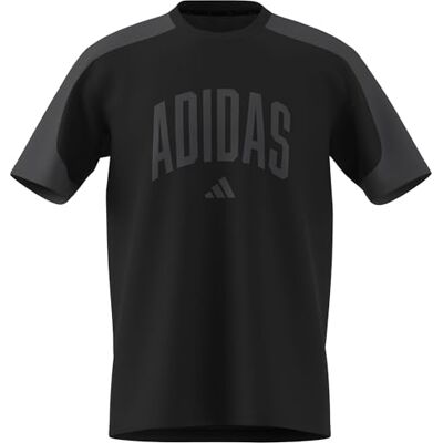 adidas Mezczyzni COLLEGIATE T-SHIRT, black/grey six, L Long adidas Mezczyzni COLLEGIATE T-SHIRT, black/grey six, L Long