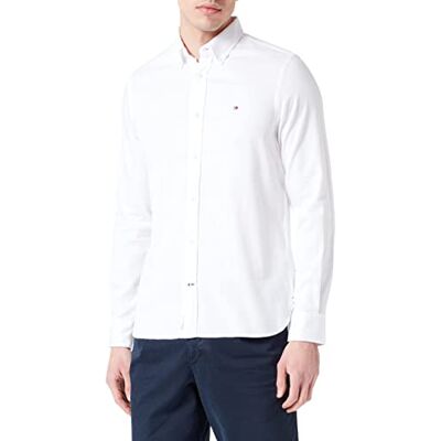 Tommy Hilfiger Casual herrskjortor, Vitt, M Tommy Hilfiger Casual herrskjortor, Vitt, M
