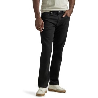 Lee Men's Legendary Slim Straight Jean, Overdye Black, 40W x 29L Lee Men's Legendary Slim Straight Jean, Overdye Black, 40W x 29L