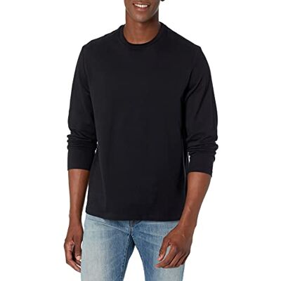 Amazon Essentials mäns normal passform långärmad t-shirt, svart, XX-Large Amazon Essentials mäns normal passform långärmad t-shirt, svart, XX-Large