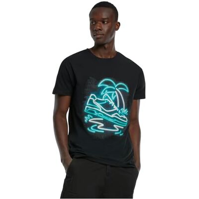 Herr T-Shirt Palm Sneaker Tee Tryckt T-shirt för män, normal passform, storlekar XS – 5XL, svart, XS Herr T-Shirt Palm Sneaker Tee Tryckt T-shirt för män, normal passform, storlekar XS – 5XL, svart, XS