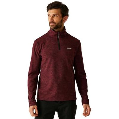 Regatta Herr Thompson Marl halv dragkedja fleece anti-piller snabbtorkande vinterlager topp Regatta Herr Thompson Marl halv dragkedja fleece anti-piller snabbtorkande vinterlager topp