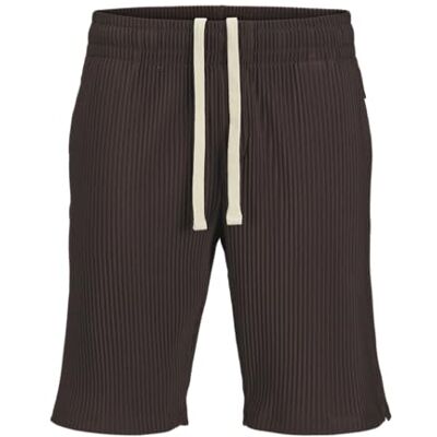 JACK & JONES Jpstkarl Interlude Plisse shorts Mid, Choklad tårta, M JACK & JONES Jpstkarl Interlude Plisse shorts Mid, Choklad tårta, M