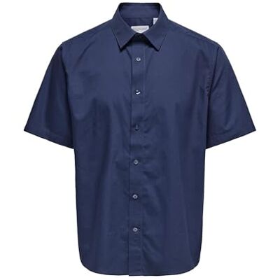 Only & Sons ONSJOAKIM SS REG Shirt CS, naval academy, M Only & Sons ONSJOAKIM SS REG Shirt CS, naval academy, M