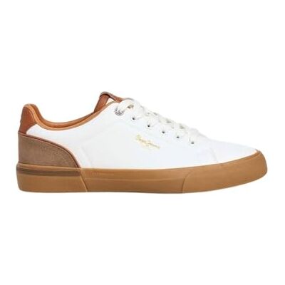 Pepe Jeans herr Kenton Once M Sneak, Beige (elfenbensvit), 7 UK Pepe Jeans herr Kenton Once M Sneak, Beige (elfenbensvit), 7 UK