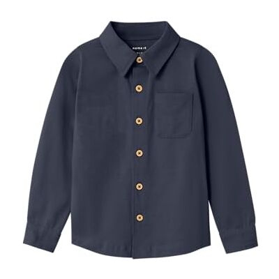 NAME IT pojkar Nmmronald Ls Jersey skjorta långärmad skjorta, Mörk safir, 86 NAME IT pojkar Nmmronald Ls Jersey skjorta långärmad skjorta, Mörk safir, 86
