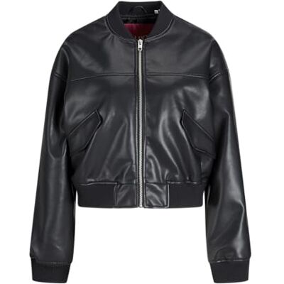 JJXX JACK & JONES Jxvita bomberjacka OTW, svart, L JJXX JACK & JONES Jxvita bomberjacka OTW, svart, L