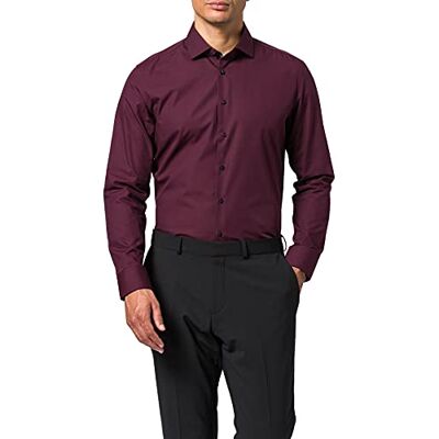 Seidensticker Slim Fit Langarm Popeline Skjorta Herr, Ljusröd, 37 Seidensticker Slim Fit Langarm Popeline Skjorta Herr, Ljusröd, 37