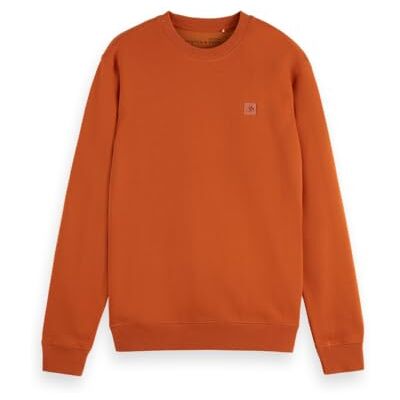 Scotch & Soda Seasonal Core sweatshirt med normal passform, Rost 610, L Scotch & Soda Seasonal Core sweatshirt med normal passform, Rost 610, L