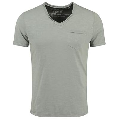 KEY LARGO KEYLARGO Herr Water V-hals T-shirt, Faded Moss (1541), S KEY LARGO KEYLARGO Herr Water V-hals T-shirt, Faded Moss (1541), S
