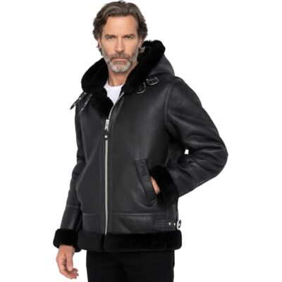 Schott NYC Läderjacka herr, svart, M Schott NYC Läderjacka herr, svart, M