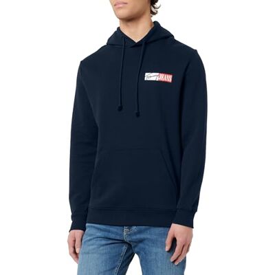 Tommy Jeans herr TJM REG ENTRY GRAPHIC HOODIE EXT DM0DM20257 pullover huvtröja, blå (mörk natt marinblå), XXL, Blå (mörk natt marinblå), XXL Tommy Jeans herr TJM REG ENTRY GRAPHIC HOODIE EXT DM0DM20257 pullover huvtröja, blå (mörk natt marinblå), XXL, Blå (mörk natt marinblå), XXL
