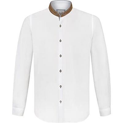 Stockerpoint Adamo-skjorta för män, Vit-blå, XXL Stockerpoint Adamo-skjorta för män, Vit-blå, XXL
