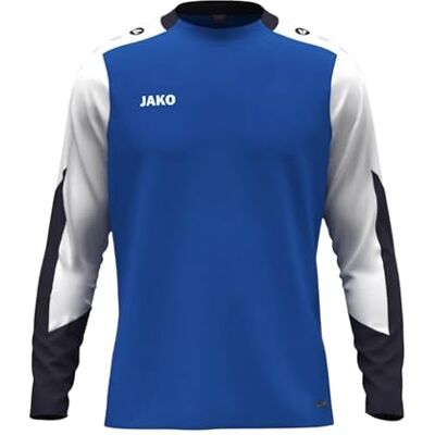 JAKO Unisex långärmad skjorta Dynamisk, kungs/vit/marinblå, XXL JAKO Unisex långärmad skjorta Dynamisk, kungs/vit/marinblå, XXL