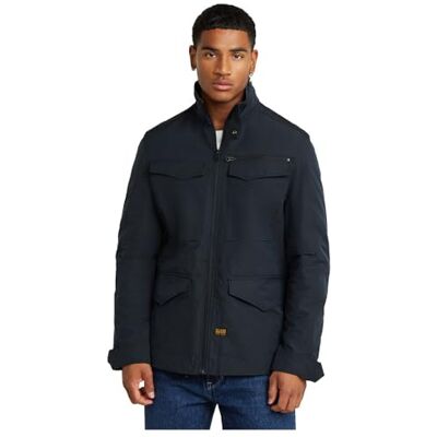 G-STAR RAW Rovic Slim Jkt Field Jacka för män, Blå (Salute D26117-d908-c742), XXL G-STAR RAW Rovic Slim Jkt Field Jacka för män, Blå (Salute D26117-d908-c742), XXL