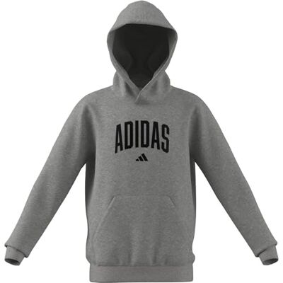 adidas Uniseks dzieci CODES COLLEGIATE GRAPHIC HOODIE, medium grey heather, 11-12 Years adidas Uniseks dzieci CODES COLLEGIATE GRAPHIC HOODIE, medium grey heather, 11-12 Years