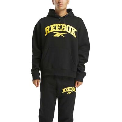 Reebok Huvtröja för män, Colman Hoody, svart, M Reebok Huvtröja för män, Colman Hoody, svart, M