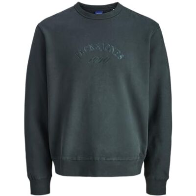 JACK & JONES Jorbleecker branding Sweat Crew Bf, Skogsriver, XS JACK & JONES Jorbleecker branding Sweat Crew Bf, Skogsriver, XS