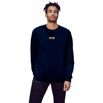 Green Fish Sweatshirt herr, Blå, M Green Fish Sweatshirt herr, Blå, M