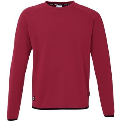 uhlsport ID sweatshirt utan huva – för barn och vuxna – fotbollströja, Bordeaux, M uhlsport ID sweatshirt utan huva – för barn och vuxna – fotbollströja, Bordeaux, M