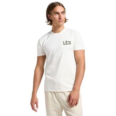 Lee Regular Graphic Tee, ecru, L Lee Regular Graphic Tee, ecru, L