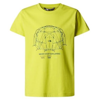 THE NORTH FACE Pojkar B Graphic Relaxed S/S T-shirt, Sulfur vår grön, M THE NORTH FACE Pojkar B Graphic Relaxed S/S T-shirt, Sulfur vår grön, M