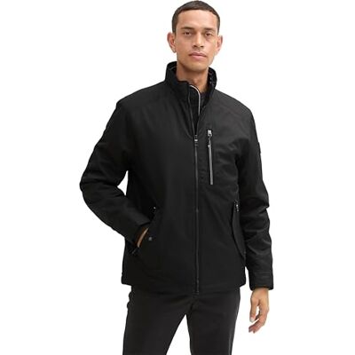 TOM TAILOR Herr 1042476 jacka, 29999-svart, XXL, 29999 Svart, XXL TOM TAILOR Herr 1042476 jacka, 29999-svart, XXL, 29999 Svart, XXL