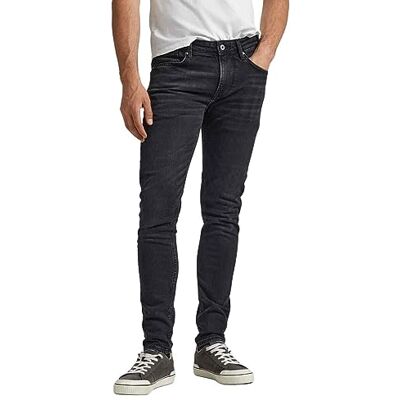 Pepe Jeans Finsbury jeans herr, Svart (denim-xv1), 28W x 34L Pepe Jeans Finsbury jeans herr, Svart (denim-xv1), 28W x 34L