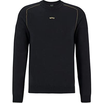 Boss Herr Roldi Knitwear, svart, S Boss Herr Roldi Knitwear, svart, S