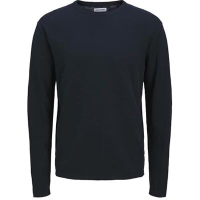 JACK & JONES JACK&JONES JJESUMMER stickad crew neck SN, Sky Captain, M JACK & JONES JACK&JONES JJESUMMER stickad crew neck SN, Sky Captain, M