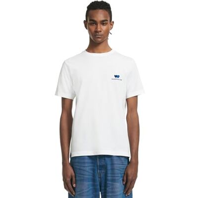 Inter Collection Embroidery unisex vuxen T-shirt, vit 17, S Inter Collection Embroidery unisex vuxen T-shirt, vit 17, S