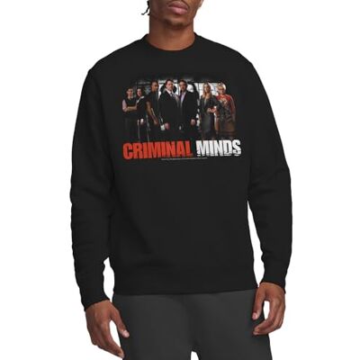 Criminal Minds The Brain Trust Crew sweatshirt, svart, liten, Svart, S Criminal Minds The Brain Trust Crew sweatshirt, svart, liten, Svart, S