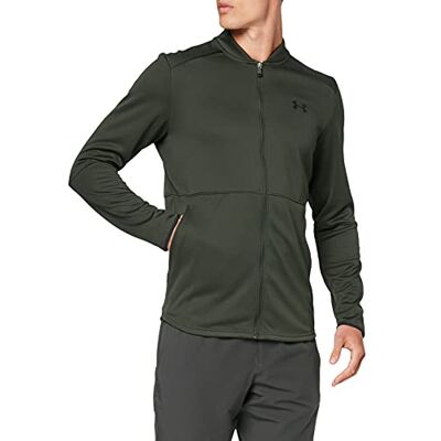 Under Armour Män Mk1 Warmup Bomber WarmUp Top barockgrön//svart (310), Small Under Armour Män Mk1 Warmup Bomber WarmUp Top barockgrön//svart (310), Small
