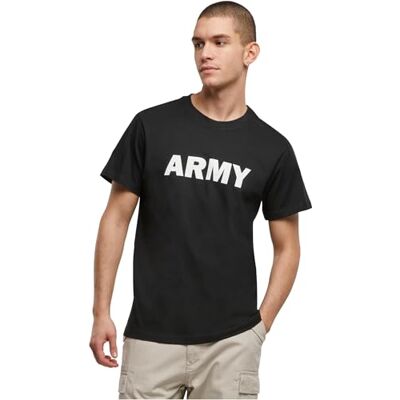 Brandit Army T-shirt för män, svart, S Brandit Army T-shirt för män, svart, S
