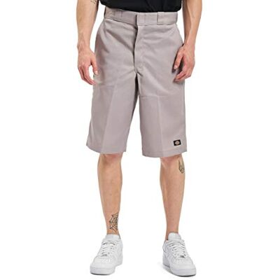 Dickies Arbetsshorts för män, Grå (silver), 40W Dickies Arbetsshorts för män, Grå (silver), 40W