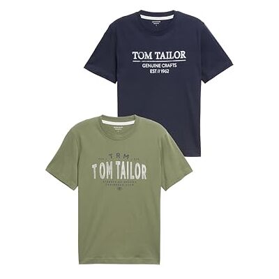 TOM TAILOR T-shirt för män, 10314 – ek löv grön, XS TOM TAILOR T-shirt för män, 10314 – ek löv grön, XS