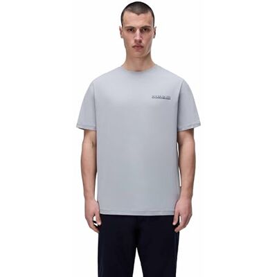 Napapijri Senar T-shirt med korta ärmar grå, Ultimate Gr H62, 3XL Napapijri Senar T-shirt med korta ärmar grå, Ultimate Gr H62, 3XL