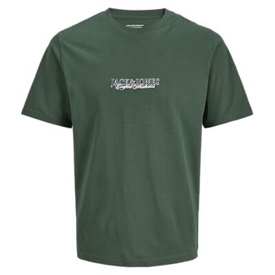 JACK & JONES Jorbleecker Minimal Tee Ss Crew Neck, Sycamore, L JACK & JONES Jorbleecker Minimal Tee Ss Crew Neck, Sycamore, L