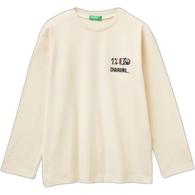United pojkar M/L 3eg9c10r9 T-shirt, beige, 160 cm United pojkar M/L 3eg9c10r9 T-shirt, beige, 160 cm