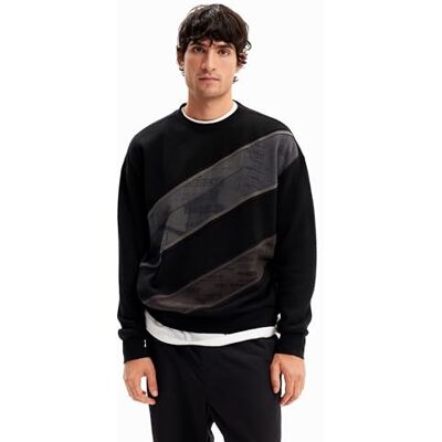 Desigual Sweat_Amadeo, 2006 GRIS Oscuro, S, svart, S Desigual Sweat_Amadeo, 2006 GRIS Oscuro, S, svart, S