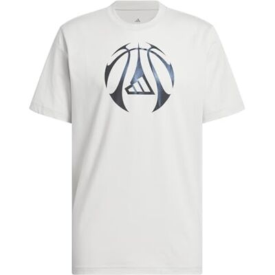 adidas För Män Millennium Hoops Graphic T-Shirt, grey one, S adidas För Män Millennium Hoops Graphic T-Shirt, grey one, S