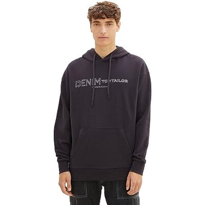 TOM TAILOR Denim Sweatshirt för män, 29476 – kolgrå, S TOM TAILOR Denim Sweatshirt för män, 29476 – kolgrå, S
