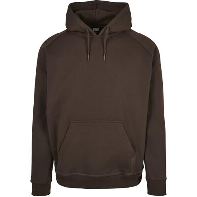 Urban Classics Blank Hoody för män, BRUN, M Urban Classics Blank Hoody för män, BRUN, M