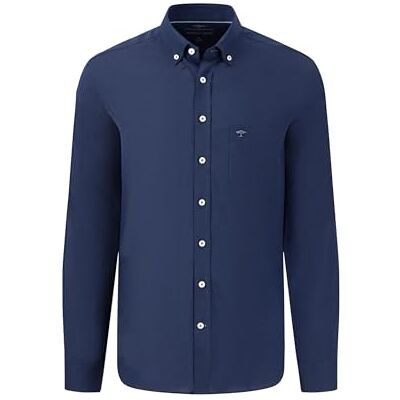 FYNCH-HATTON mjuk Oxford skjorta av bomull marinblå/XL FYNCH-HATTON mjuk Oxford skjorta av bomull marinblå/XL