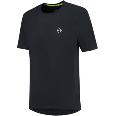 Dunlop Club herr Crew T-shirt, svart, L, Svart, L Dunlop Club herr Crew T-shirt, svart, L, Svart, L