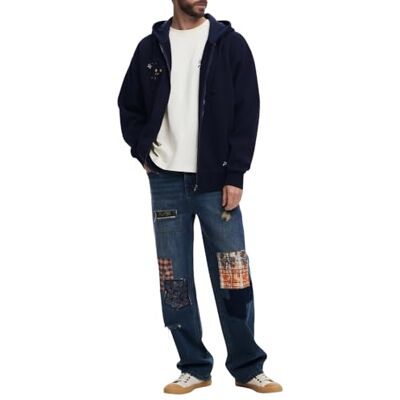 Desigual Herr Bottom 1, 5053 denim medium tvätt, 28, Blå, 28W Desigual Herr Bottom 1, 5053 denim medium tvätt, 28, Blå, 28W