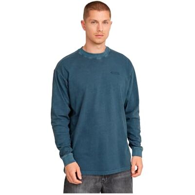 G-STAR RAW Pigment dye Loose Regular Tee långärmad, Blå (Avio Gd D25163-c756-g744), S G-STAR RAW Pigment dye Loose Regular Tee långärmad, Blå (Avio Gd D25163-c756-g744), S