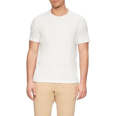 s.Oliver Raglan T-shirt med flammad trådstruktur, Vit., L s.Oliver Raglan T-shirt med flammad trådstruktur, Vit., L